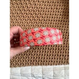 NEW Piggi International Floral Cotton Logo Headband Accessories Multi Color